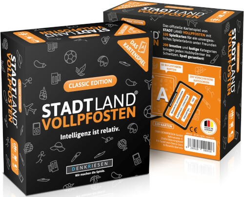 STADT LAND VOLLPFOSTEN: Das Kartenspiel # Classic Edition